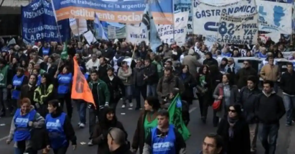 La CGT advierte que parará si el Gobierno no brinda respuestas