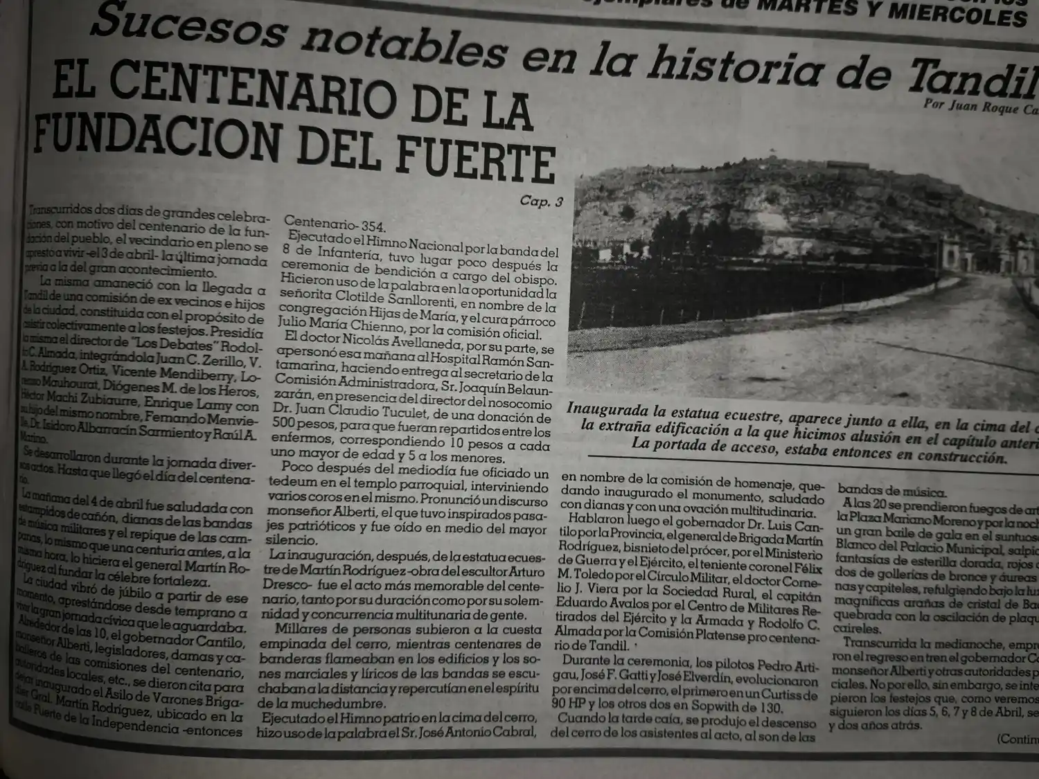 El centenario de la Fundación del Fuerte - Cap. 3.