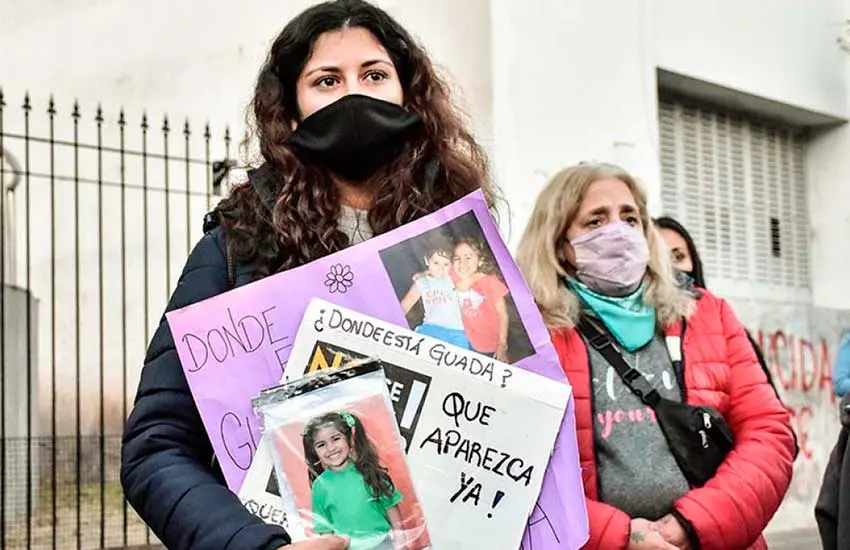 Familiares de Guadalupe realizaron una marcha al cumplirse cuatro meses de su desaparición