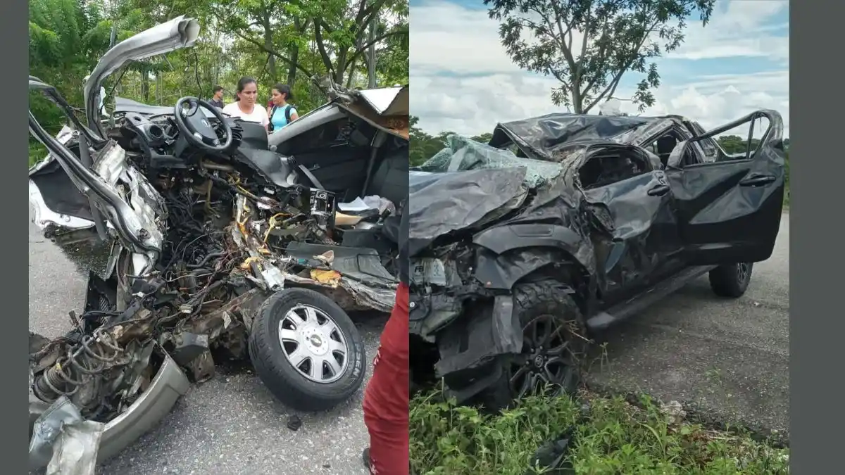 Choque mortal en autopista San Cristóbal – La Fría deja un muerto y dos heridos (+Video)