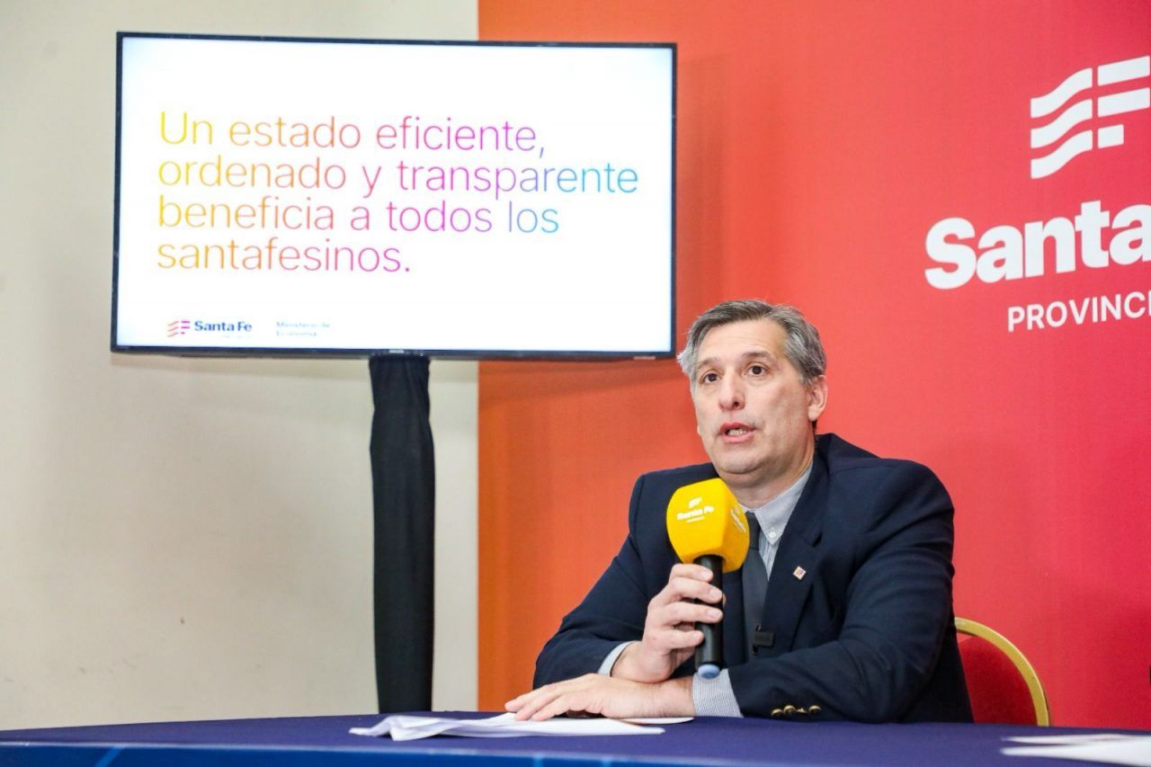 El ministro de Economía de la provincia, Pablo Olivares.