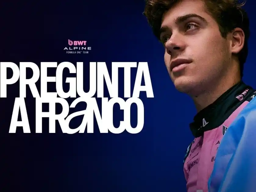 Los fans pueden anotarse y hacerles preguntas a Colapinto.Foto:Alpine