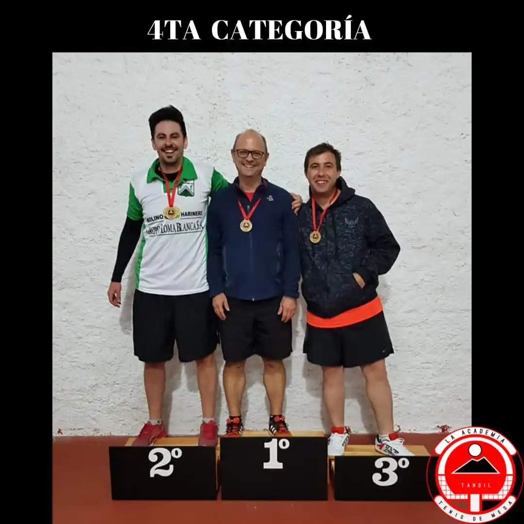 El tenis de mesa tuvo acción en cinco categorías