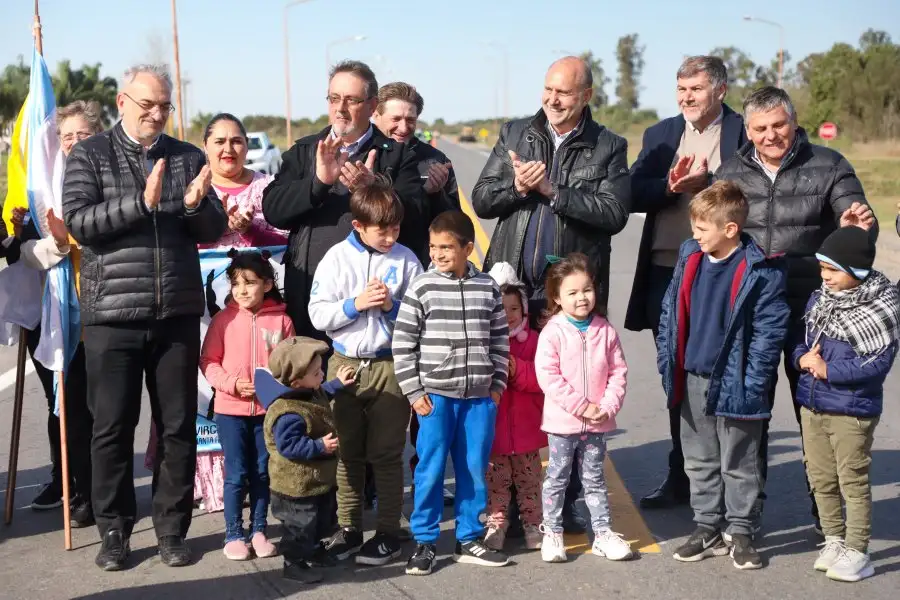 Perotti y Calvo inauguran obras en el Departamento Castellanos
