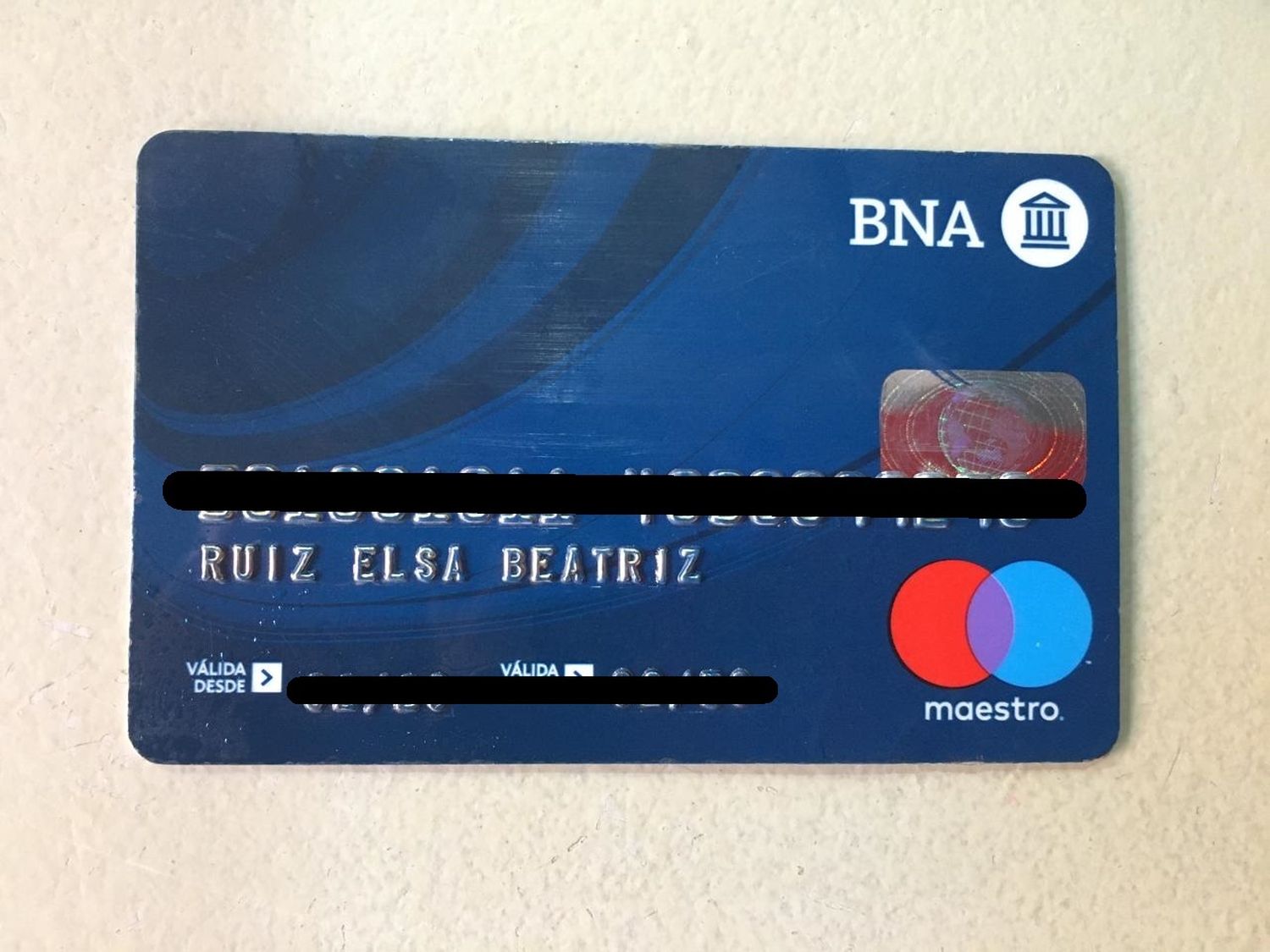 Encontraron la tarjeta de Elsa
