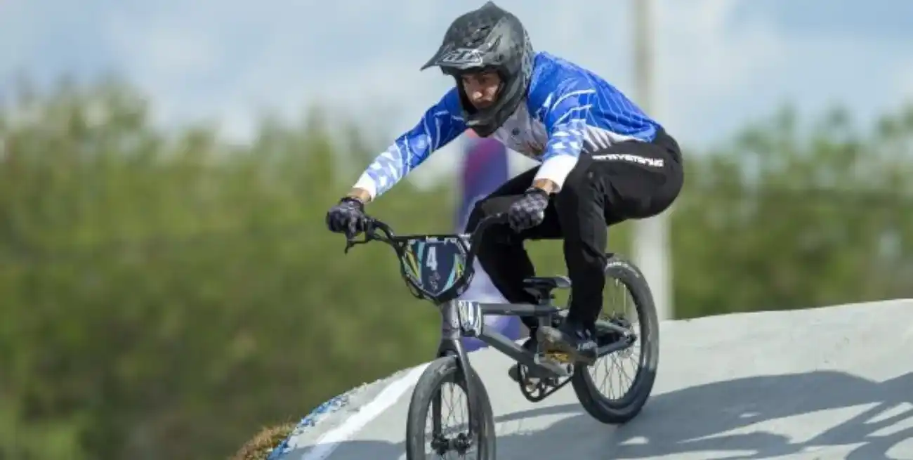Gonzalo Molina correra en BMX Racing. Crédito: COA