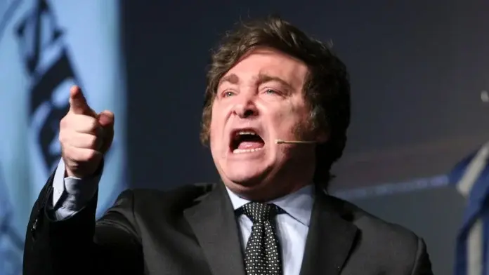 El presidente Milei