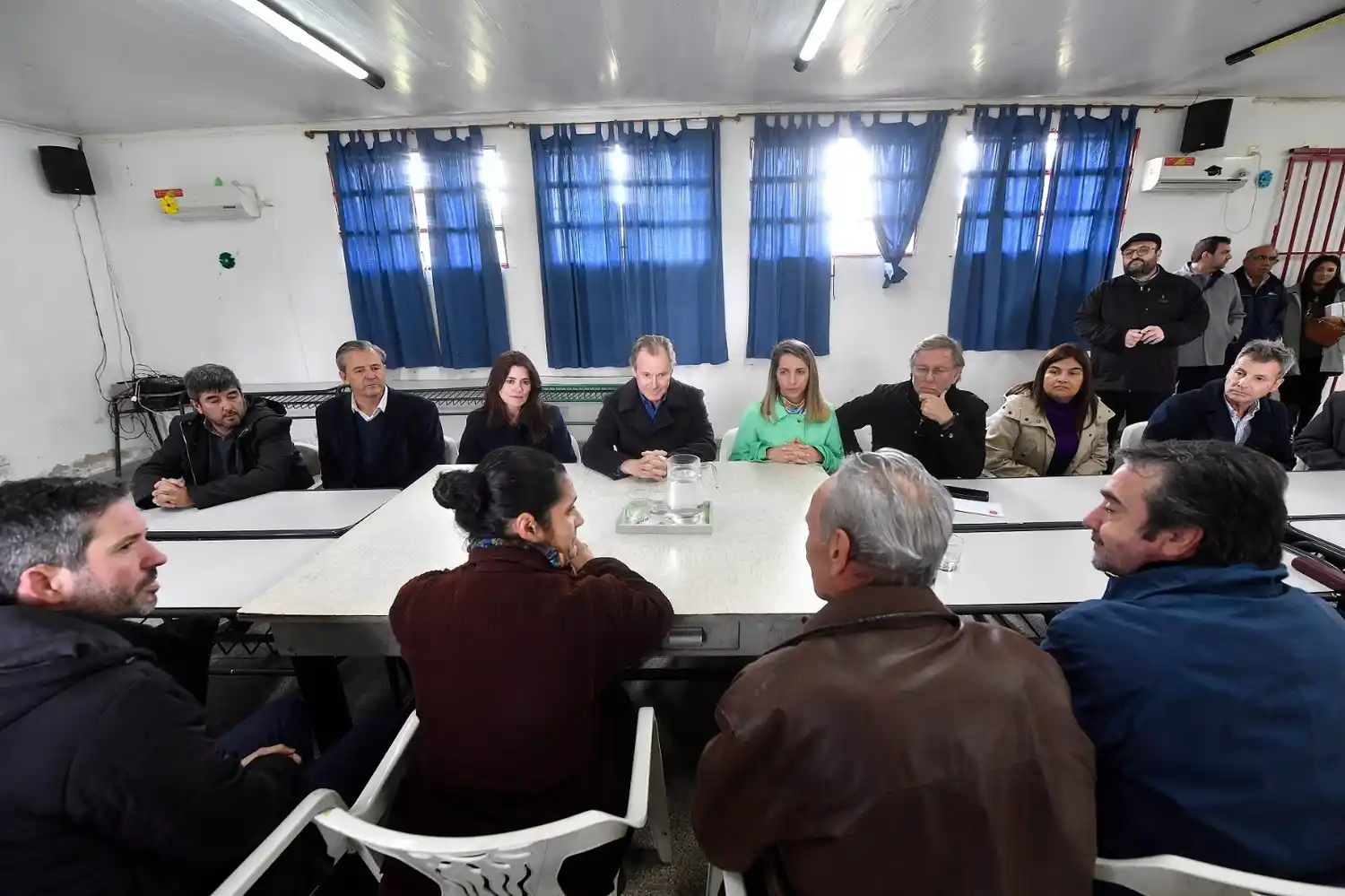 Müller participó de la reunión para poner en marcha la granja modelo de Villaguay