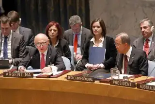 Timerman: “que los Estados se abstengan de enviar armas a zonas en conflicto"