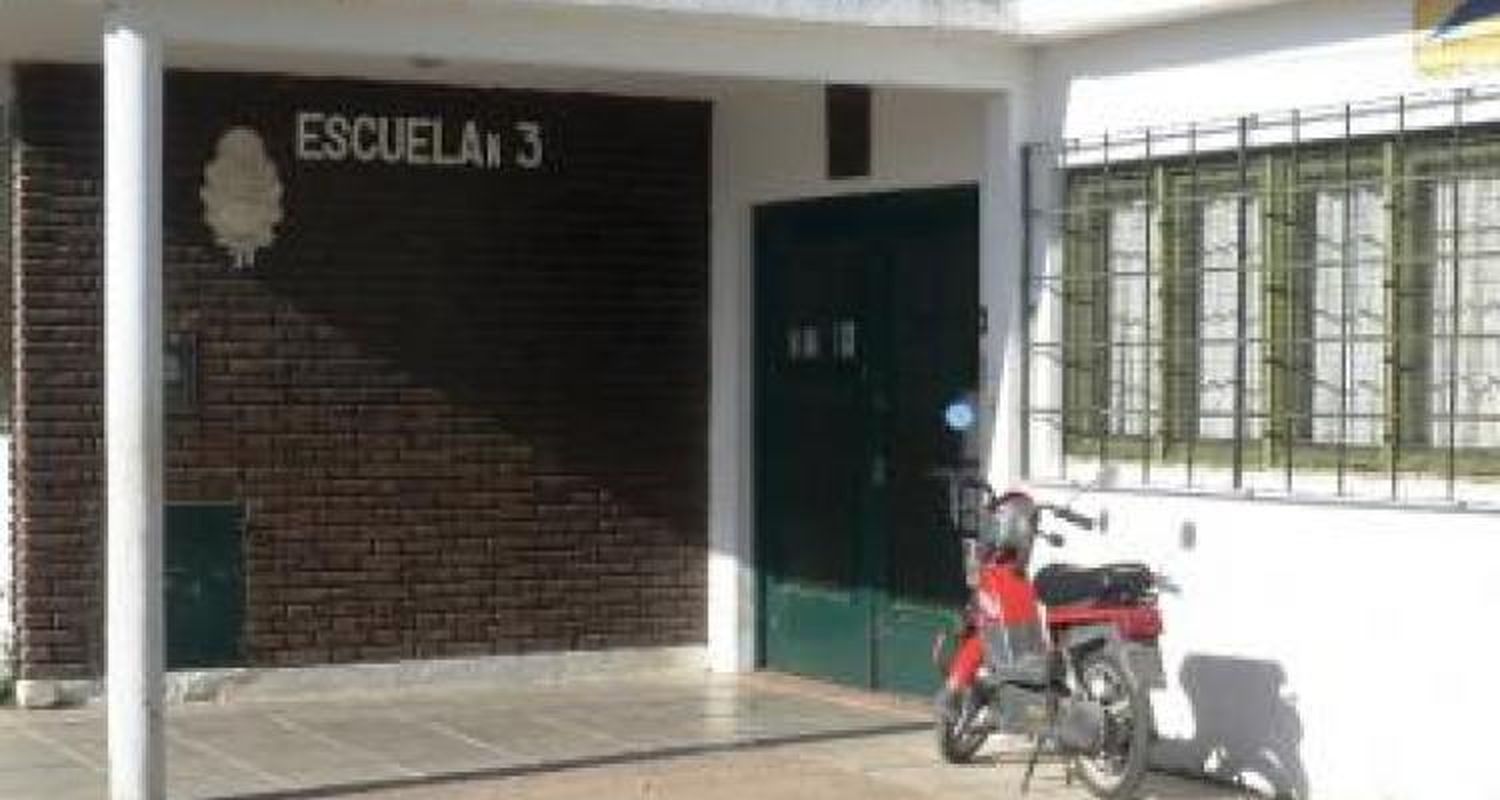 Clases suspendidas en la Escuela Nº 3
