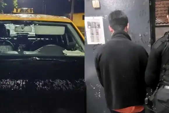 Se hicieron pasar por pasajeros y asaltaron a una taxista en el macrocentro: hay un detenido