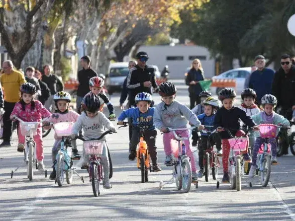 Barrio Amancay recibe el sábado 8 al "Ciclismo en los Barrios". Foto: Municipalidad de Rafaela.
