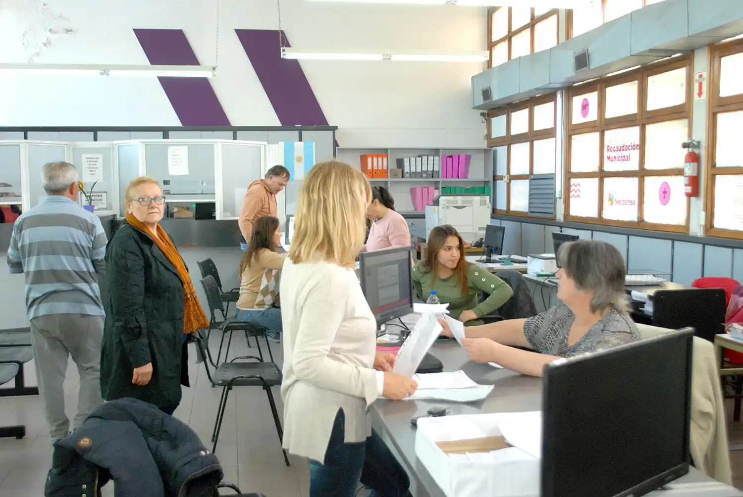 Ingresos Públicos. Una de las sedes donde se pueden abonar las tasas