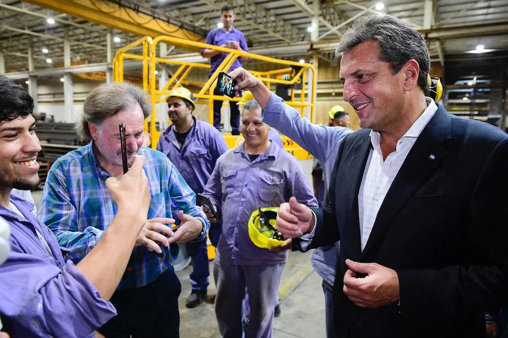 Massa se sumó a la campaña en la provincia de Santa Fe