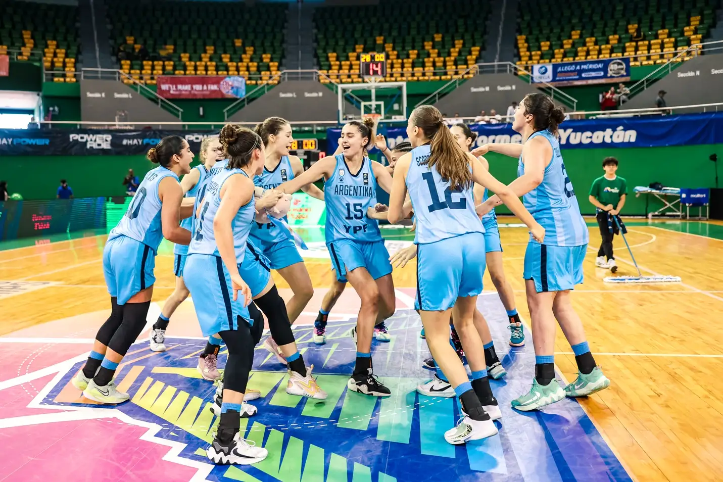 Argentina, con Barrionuevo, se estrenó con triunfo en el FIBA Américas U16