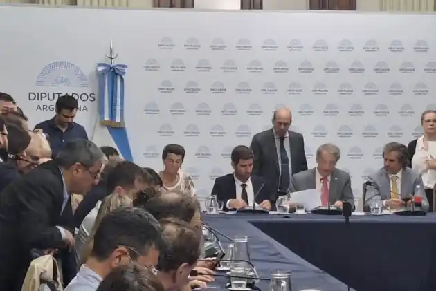 Nicolas Mayoraz preside el plenario donde se trato el criptogate (archivo NA)