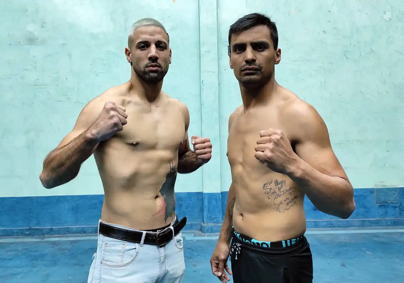 Bastida dio el peso antes del combate en Cañuelas