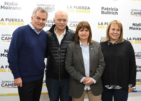Bullrich y Grindetti apoyaron a Moirano en Bahía Blanca y sorprendieron con una nueva alianza