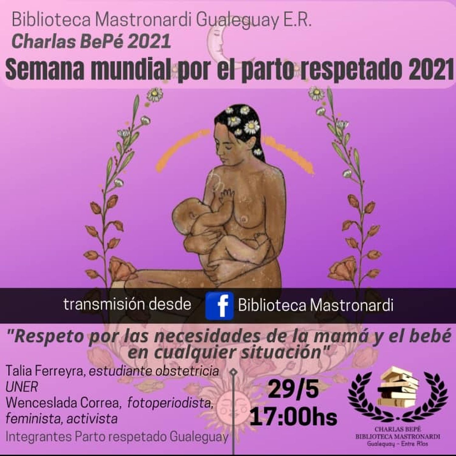 Charlas BePé 2021: Parto Respetado