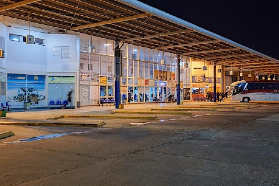 Robaron el cableado interno de minibuses que estaban estacionados en la terminal