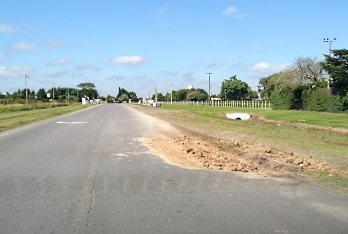 ruta 1001 pozos baches tosca