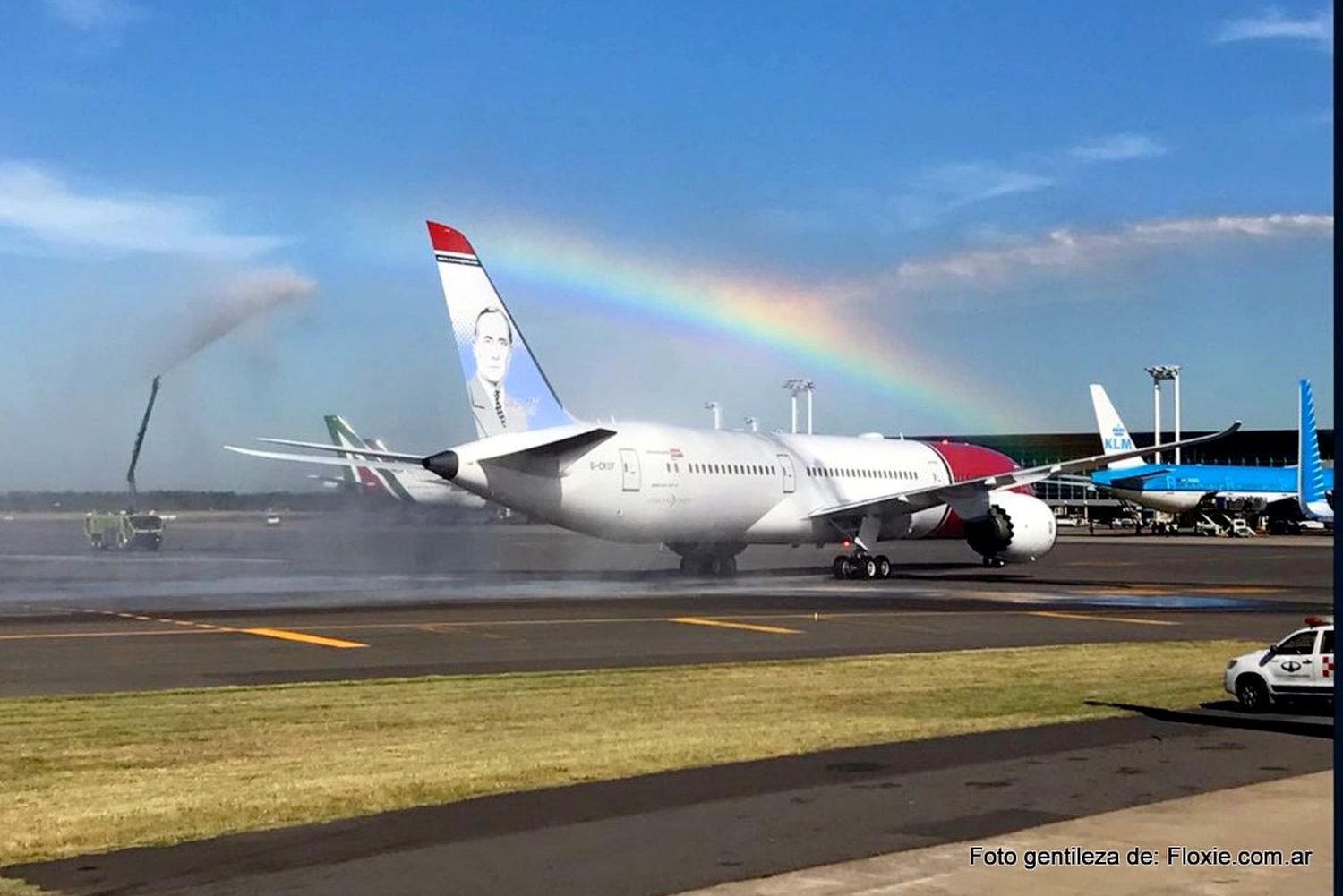 Una nueva estrella en Ezeiza: Norwegian inauguró sus vuelos desde Londres/Gatwick