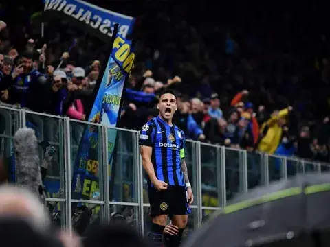 Lautaro autor de un golazo ante los alemanes