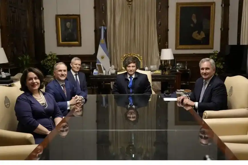 Milei recibió a Peter Lamelas