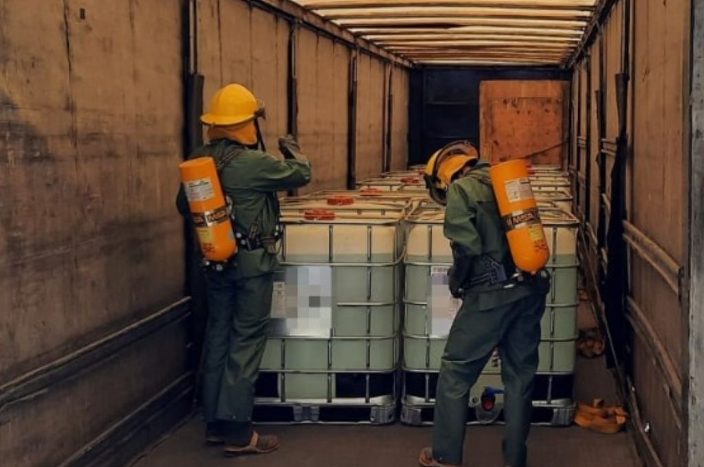 Alerta: incautan más de 23 toneladas de hidróxido de potasio