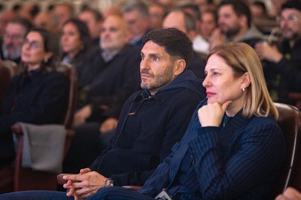 El gobernador Pullaro y la vicegobernadora Gisela Scaglia
