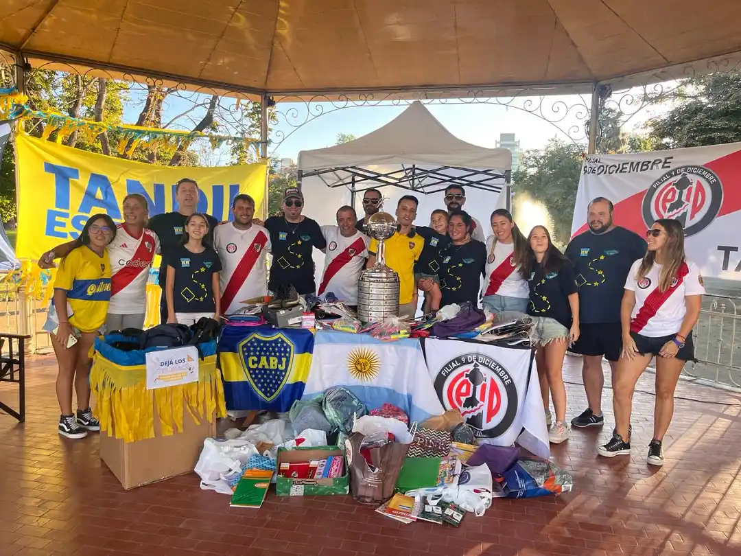 Boca y River, unidos por la solidaridad.