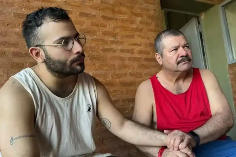 César y Emerenciano Sena en el Complejo Penitenciario N°1