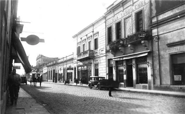Antiguas calles de Tandil.