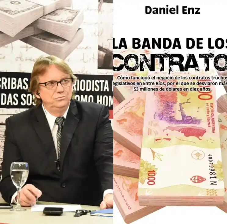 Daniel Enz presentará en nuestra ciudad su nuevo libro “La banda de los contratos”