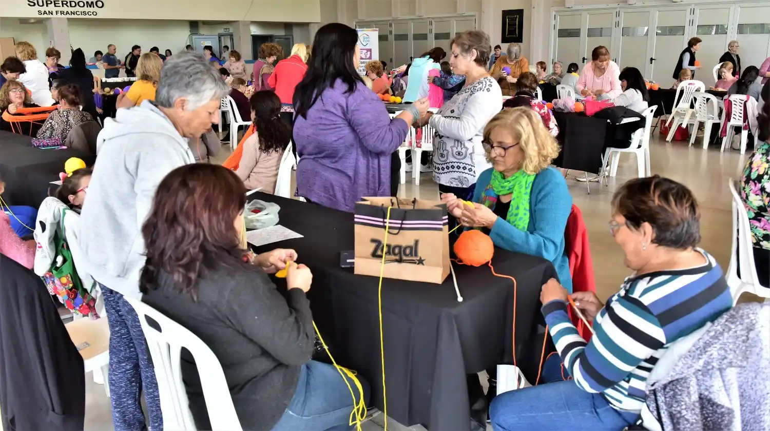 Este martes vuelve la campaña del tejido al Superdomo