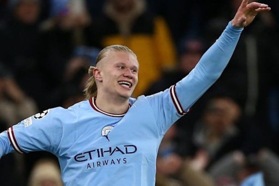 Haaland y sus cinco goles para el City en la Champions League
