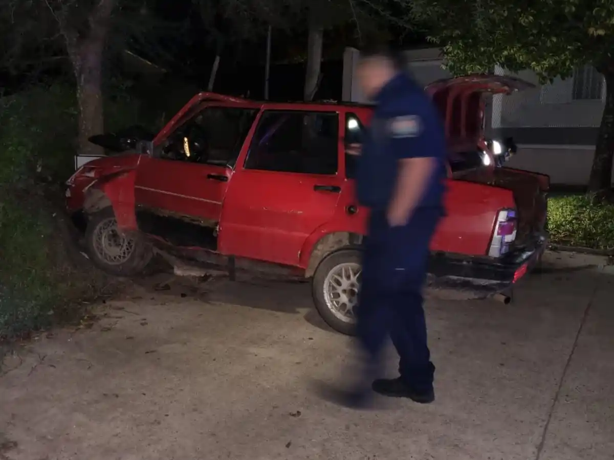 Siete jóvenes heridos tras chocar contra un árbol: el conductor dio positivo de alcoholemia