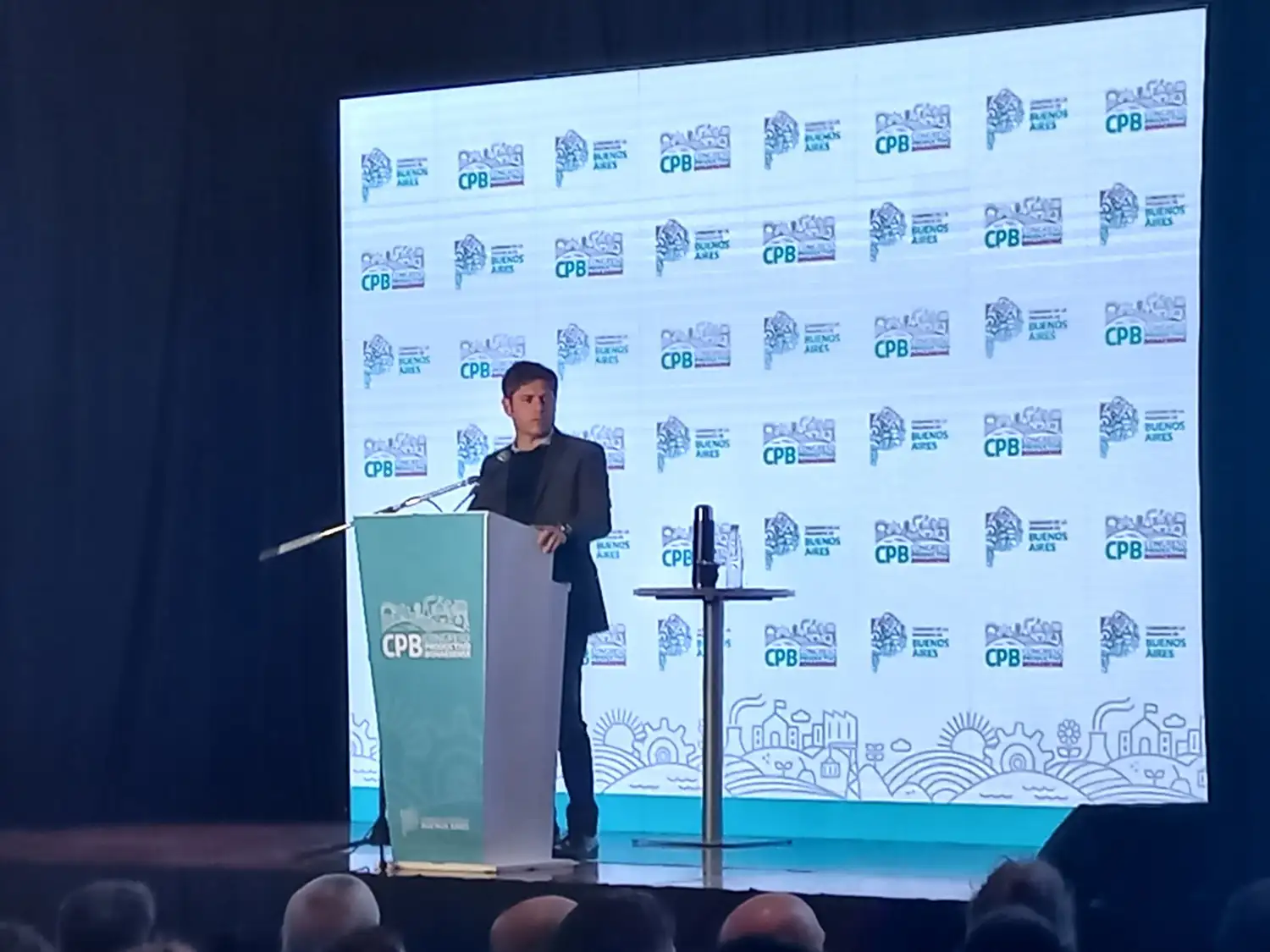 Axel Kicillof en el cierre del congreso de Producción en Mar del Plata.