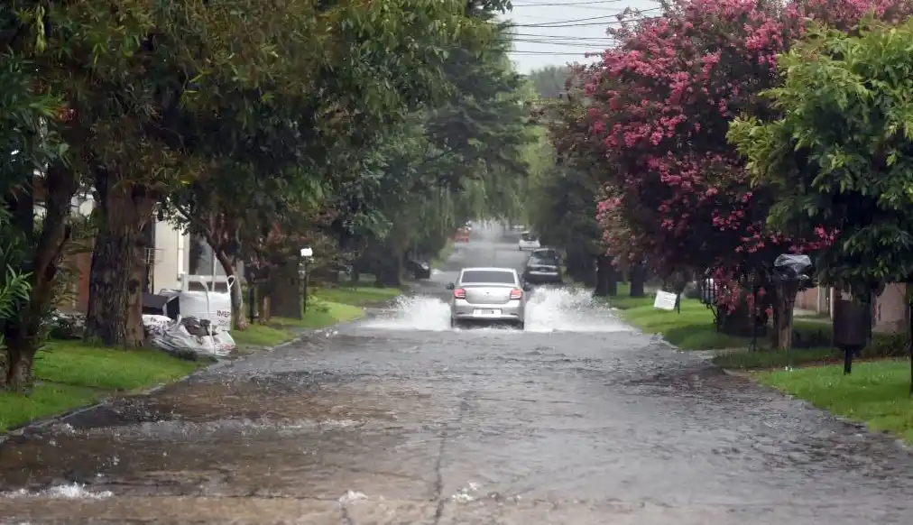 Se esperaban fuertes lluvias y viento para la localidad costera