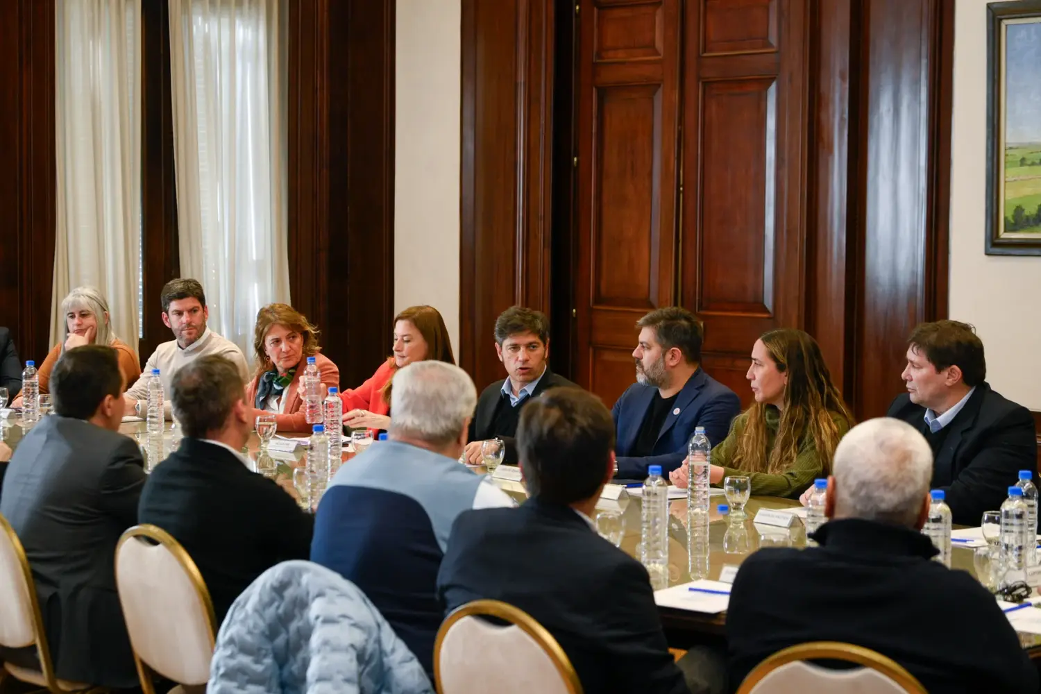 La firma de la adhesión fue en la Casa de Gobierno bonaerense