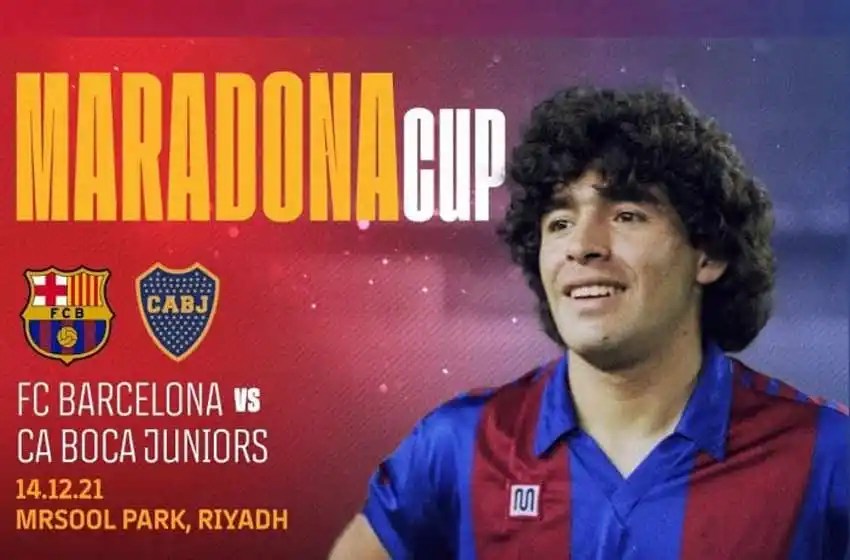 Oficial: Boca y Barcelona jugarán un partido en homenaje a Maradona