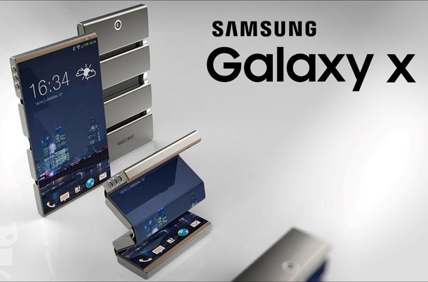 Samsung Galaxy X, el teléfono plegable es una realidad