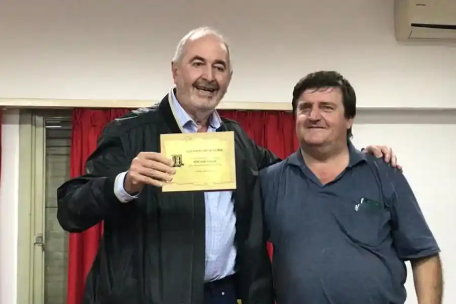 José Luis Foglia y Fabián Zbrun, presidente de LRF