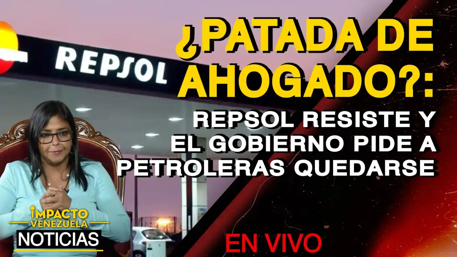 ¿PATADA DE AHOGADO?: Repsol resiste y el gobierno pide a petroleras quedarse- VIDEO