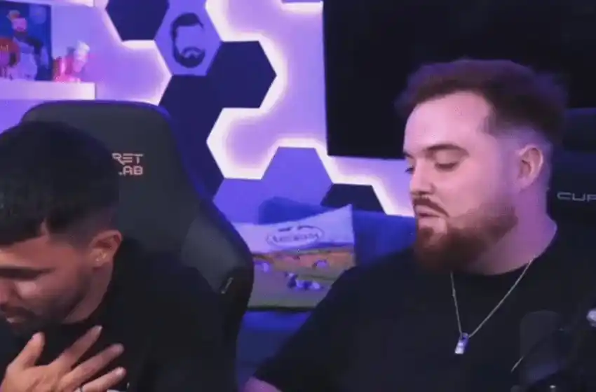 El susto del Kun Agüero con Ibai Llanos en vivo: «Creo que me agarró una mini arritmia»