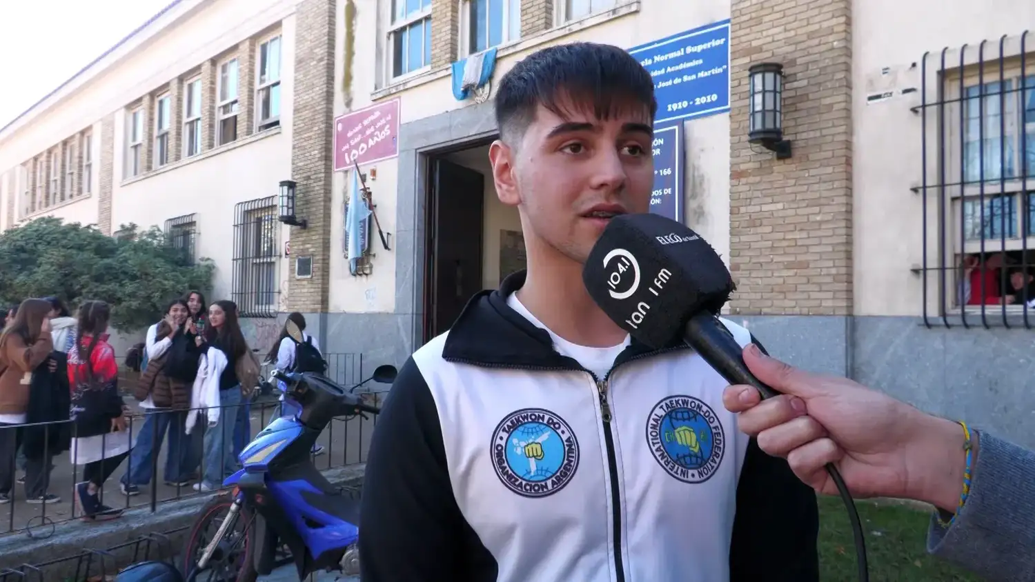 El joven deportista local, Lucas Brandolin.