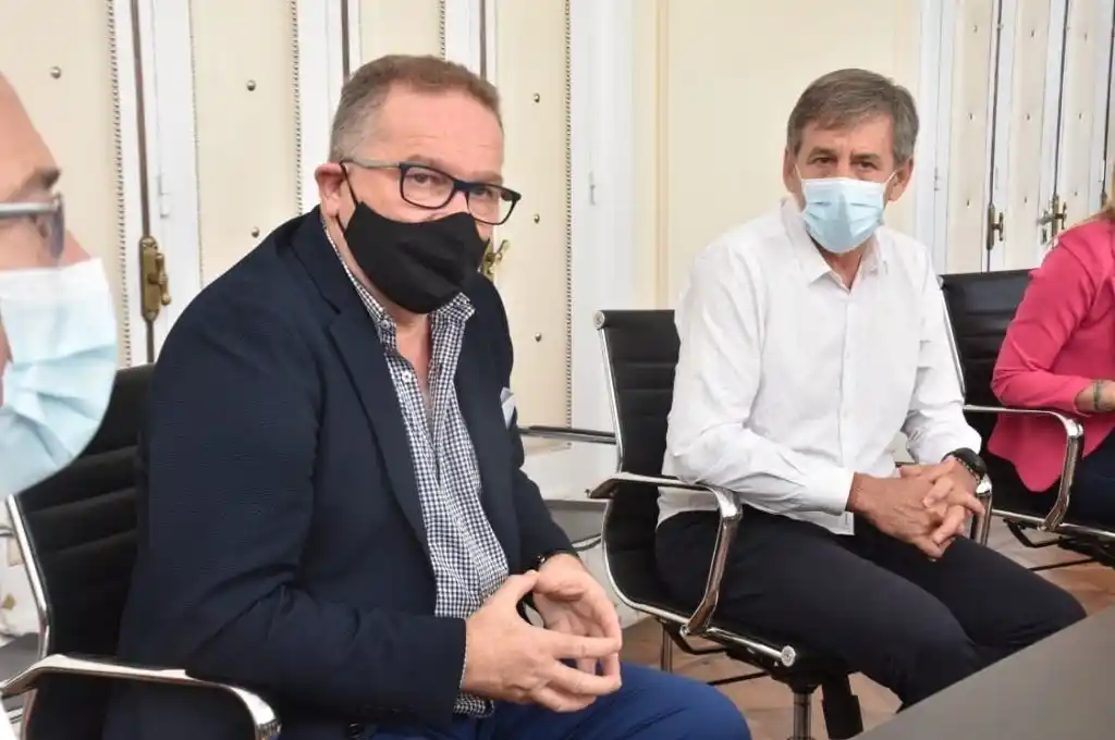 Emilio Jatón se reunió con Jorge Lagna para coordinar acciones de seguridad