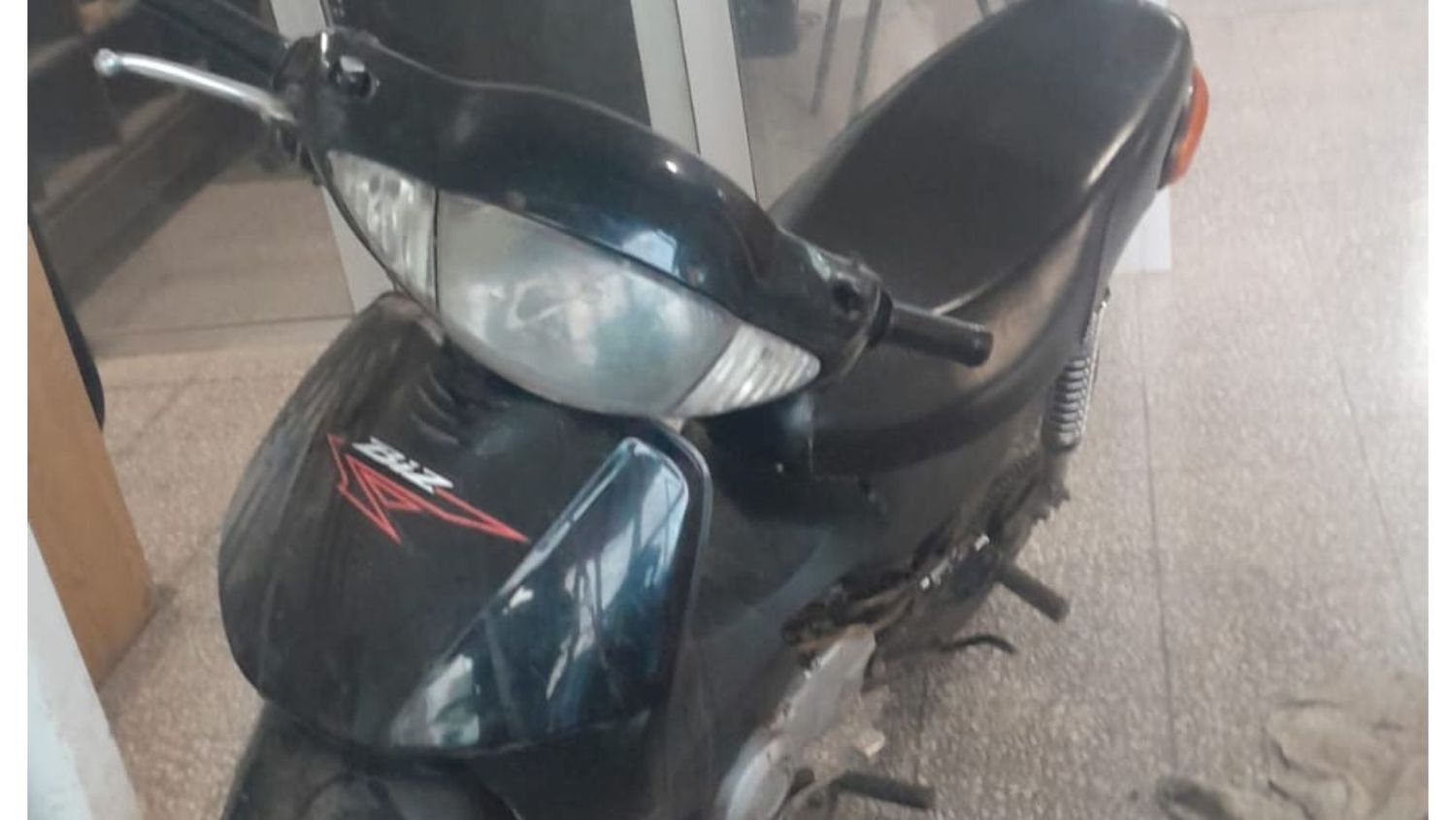 La moto fue secuestrada en Pavón al 1500.