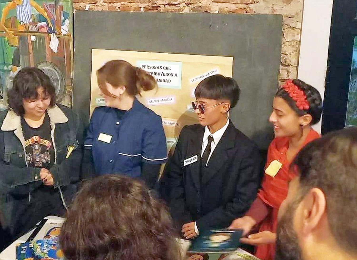 Interés. En la muestra realizada en el Centro Cultural Filgueiras