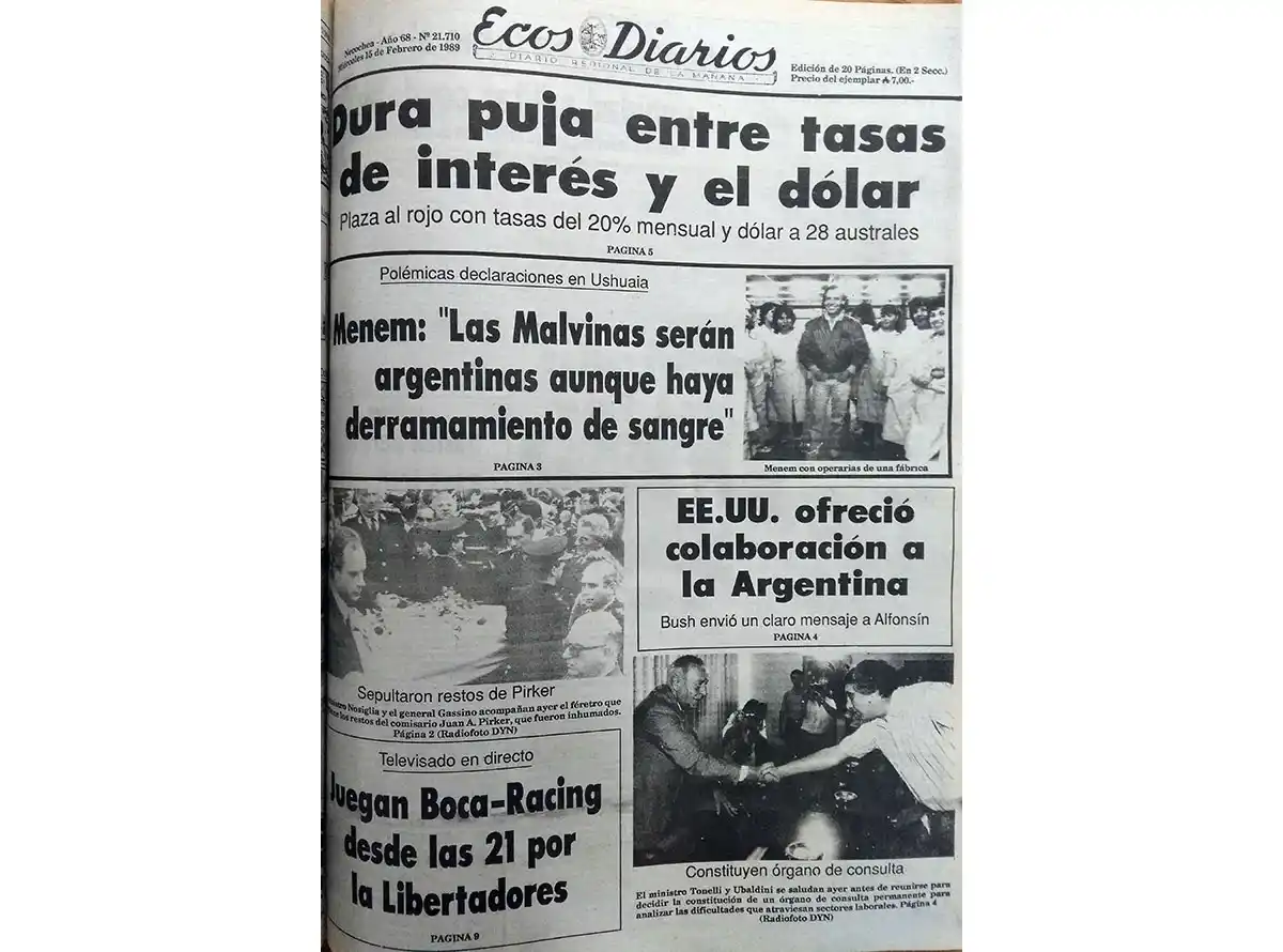 Miércoles 15 de febrero de 1989